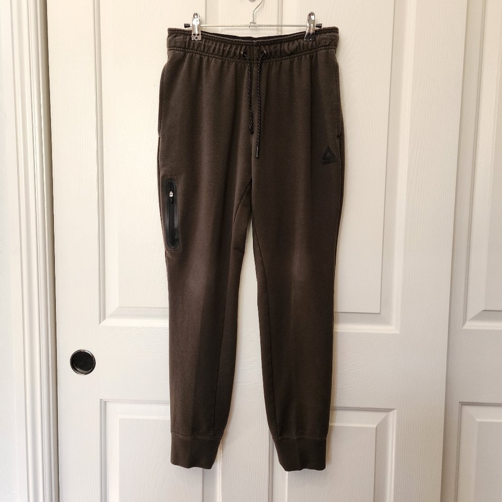 Reebok sweatpants, men's small, olive green